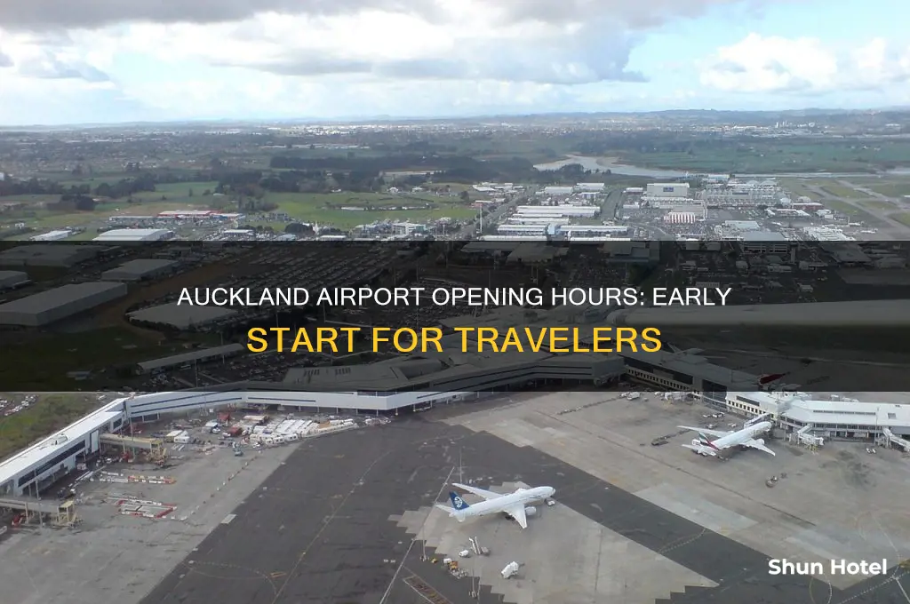 how early does auckland airport open