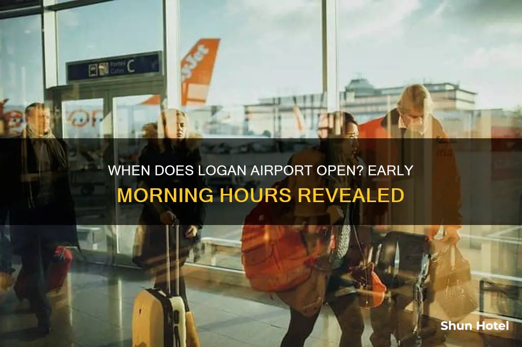 how early does logan airport open