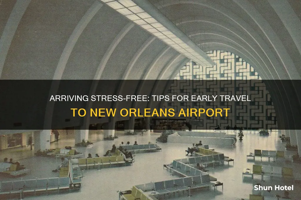 how early get to new orleans airport