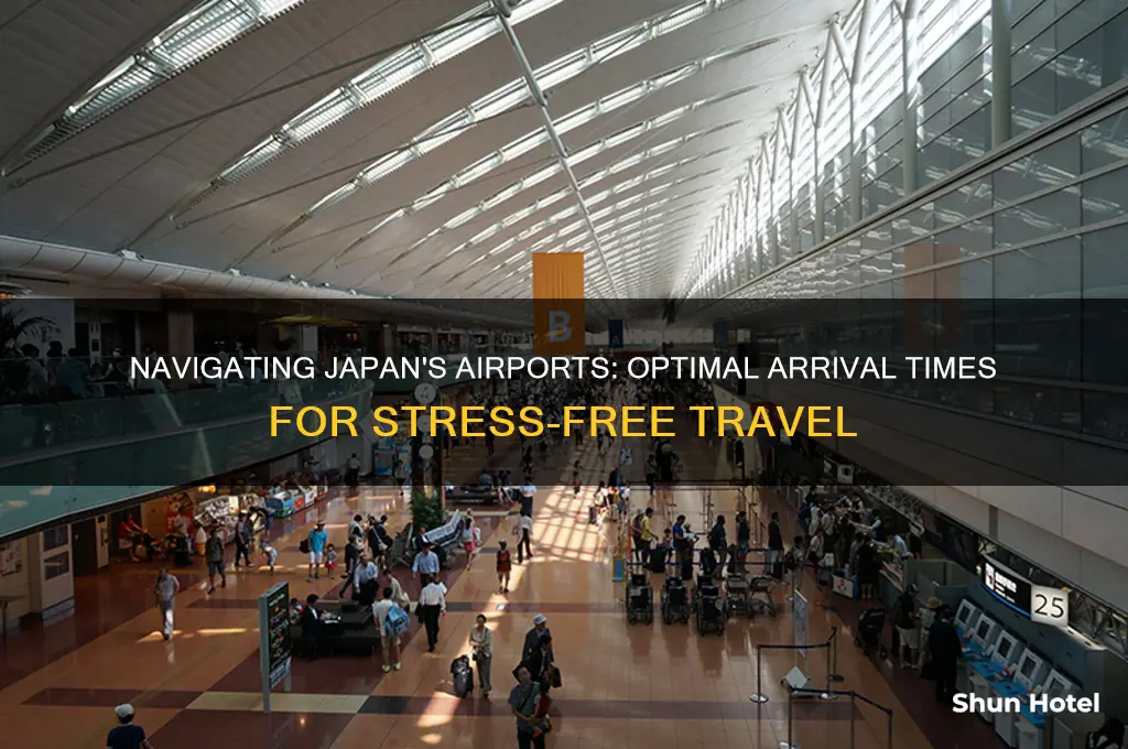 how early hsould i get to airport in japan
