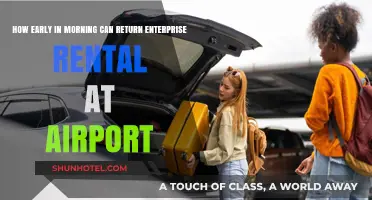 Returning Rental Cars: What Time is Too Early?