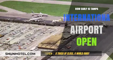 Tampa International Airport's Early Opening Hours: What You Need to Know