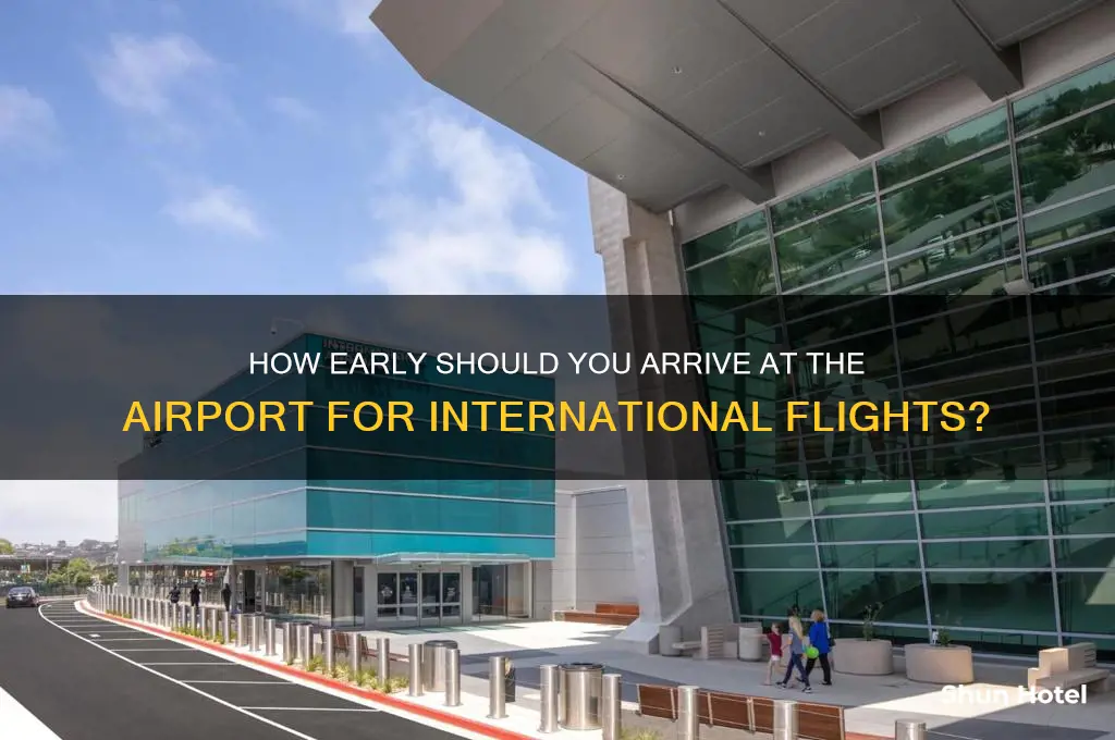 how early is too early airport international