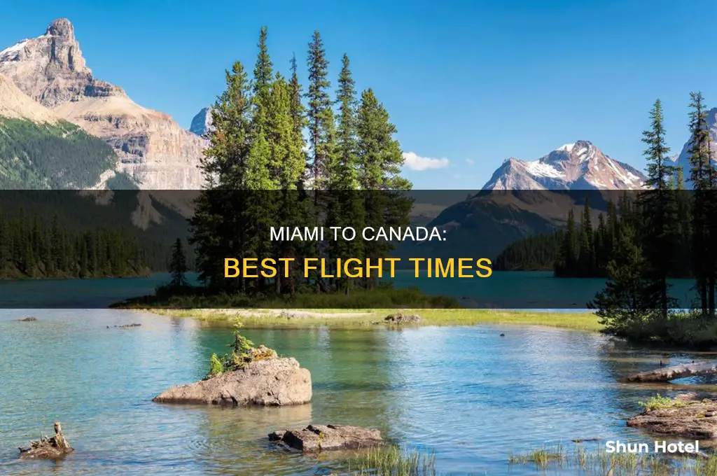 how early miami airport canada flight