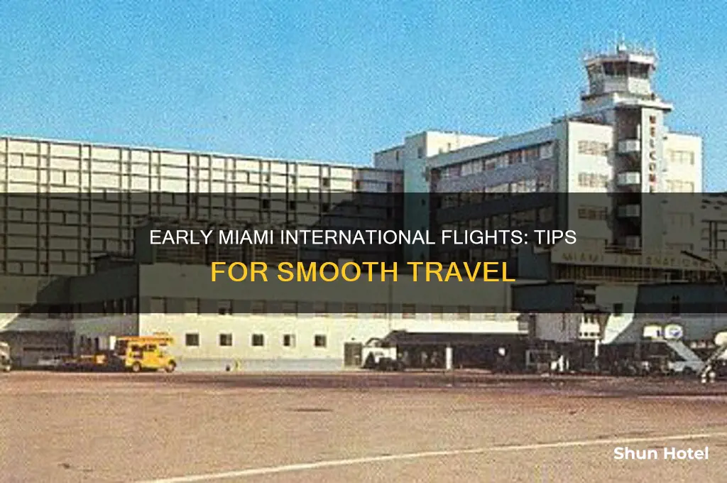 how early miami airport international flight