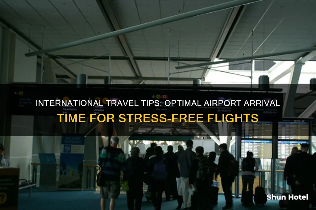how early must i arrive at airport to fly internationally
