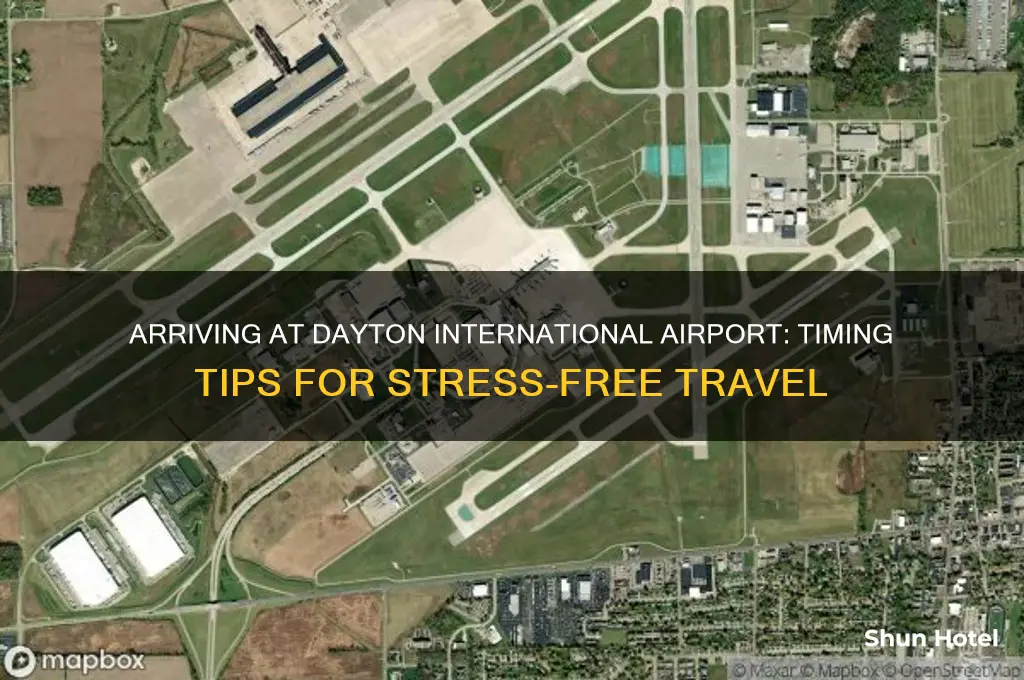 how early should i arrive at dayton international airport