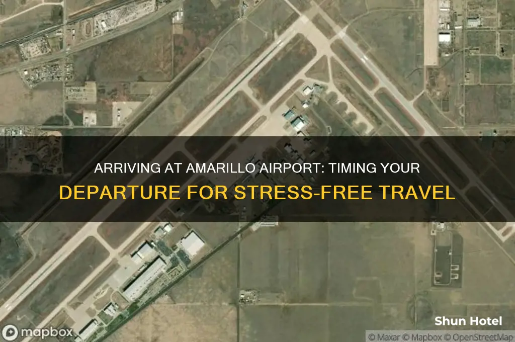 how early should i get to amarillo airport