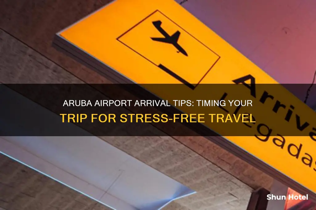 how early should i get to aruba airport
