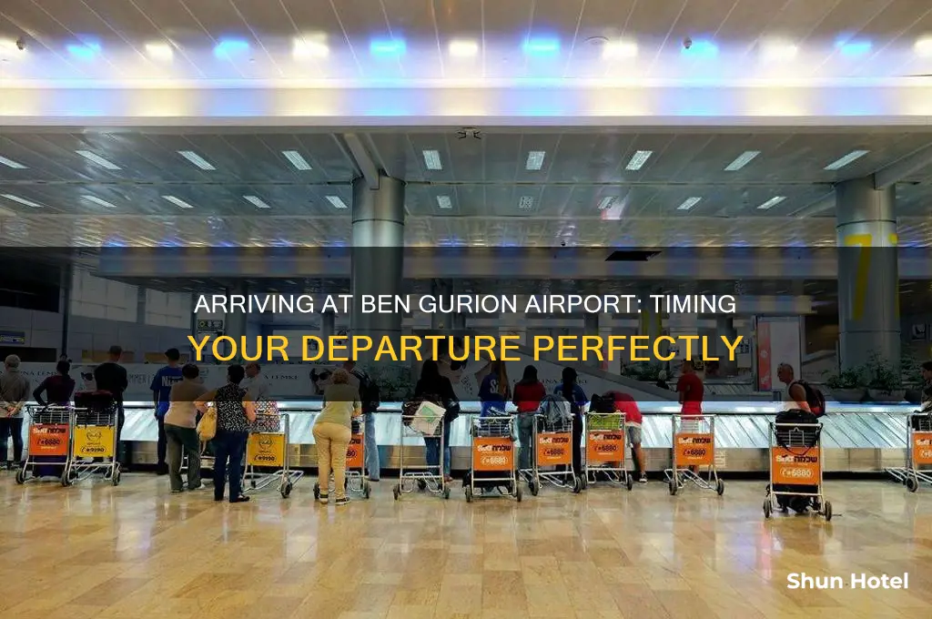 how early should i get to ben gurion airport