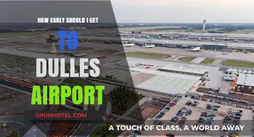 Navigating Dulles Airport: Optimal Arrival Times for Stress-Free Travel
