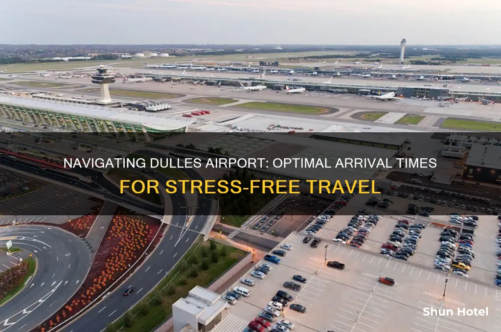 how early should i get to dulles airport