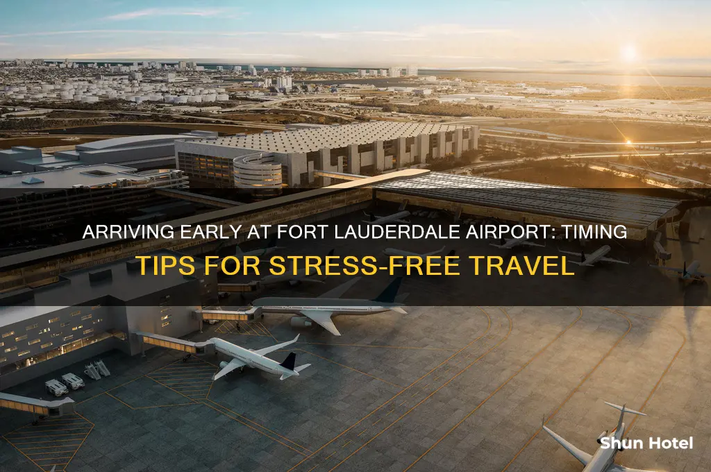 how early should i get to fort lauderdale airport