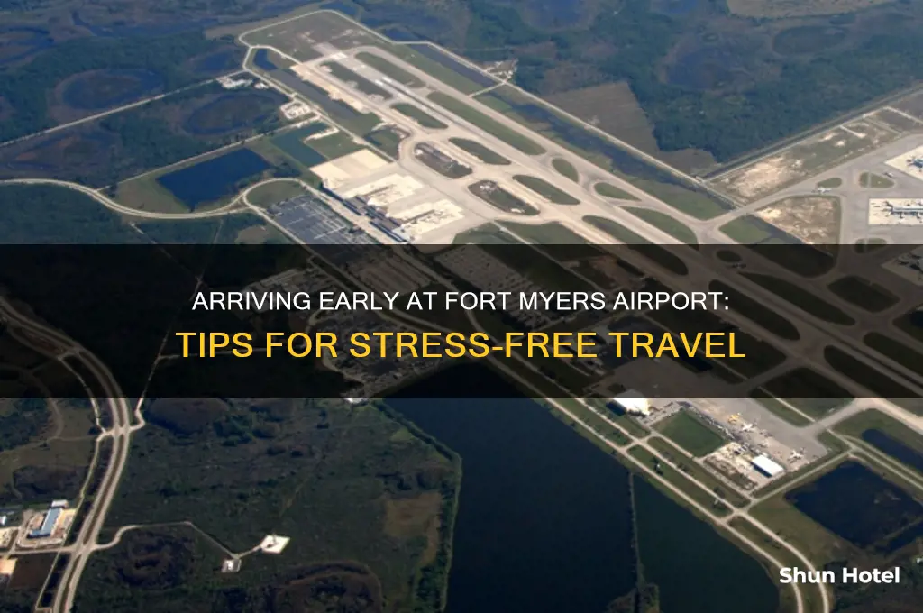 how early should i get to fort myers airport