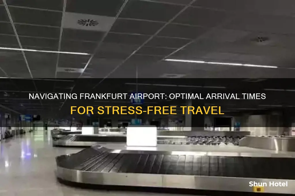 how early should i get to frankfurt airport