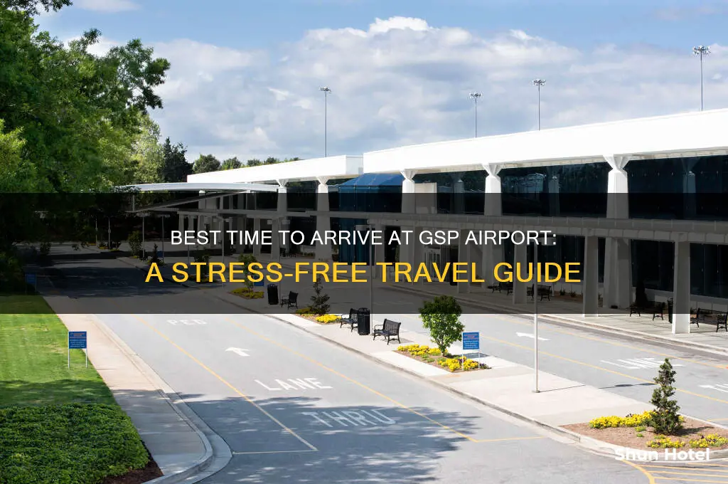 how early should i get to gsp airport