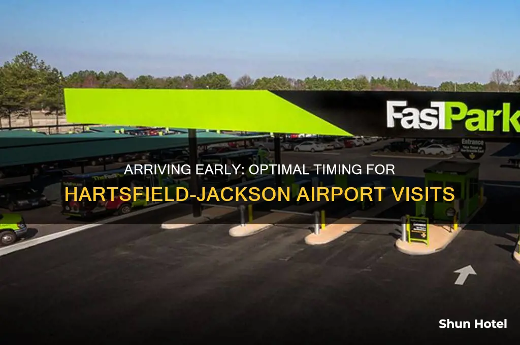 how early should i get to hartsfield airport