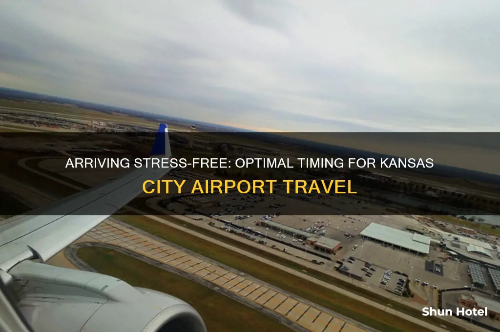 how early should i get to kansas city airport