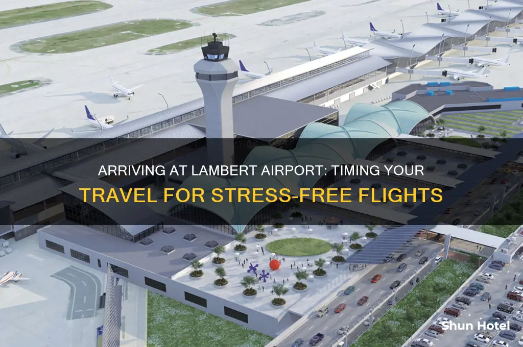 how early should i get to lambert airport