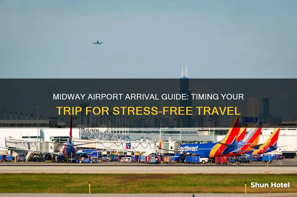 how early should i get to midway airport