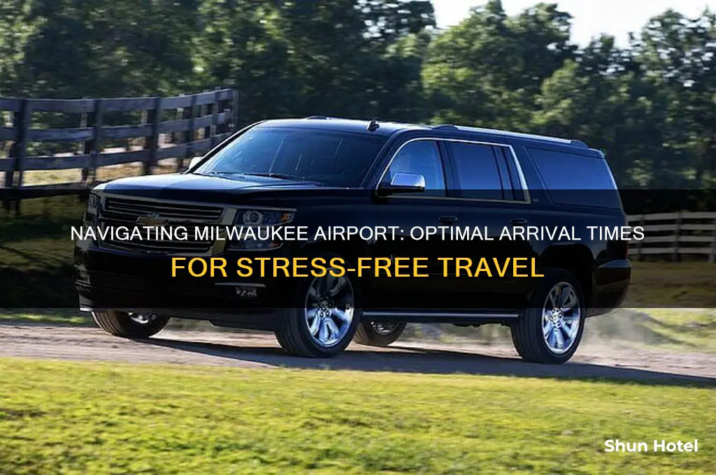 how early should i get to milwaukee airport
