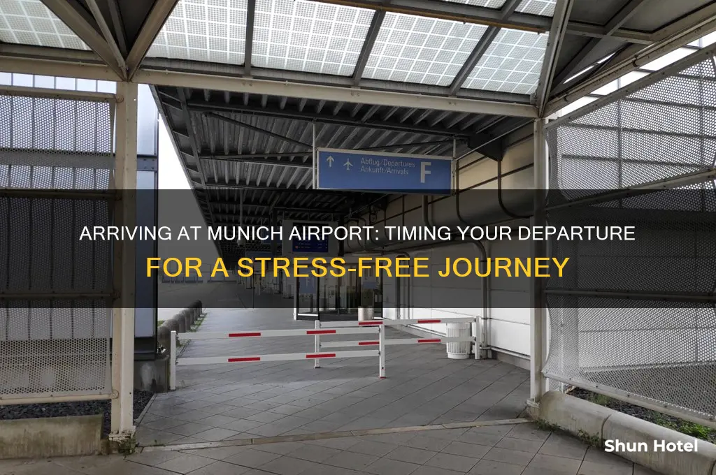 how early should i get to munich airport