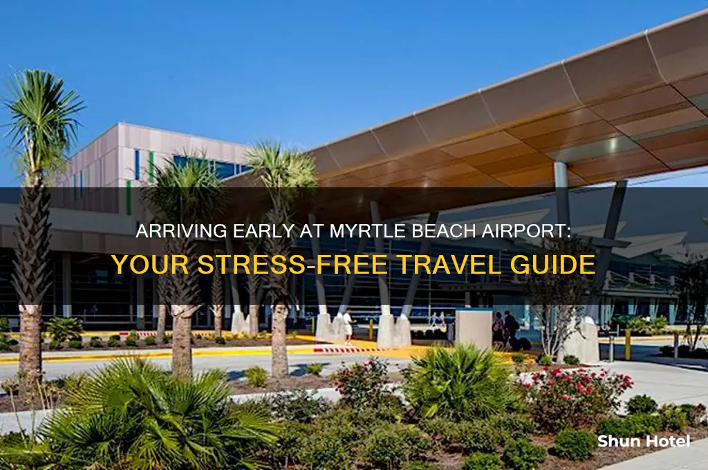 how early should i get to myrtle beach airport