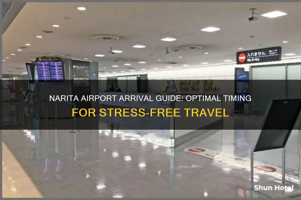 how early should i get to narita airport