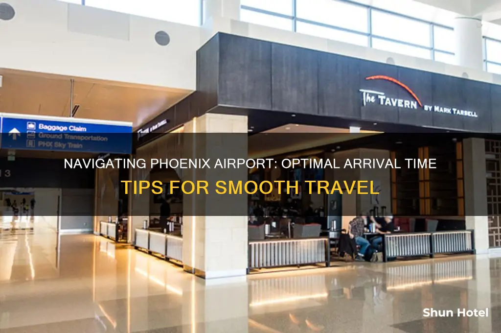 how early should i get to phoenix airport trackid sp-006