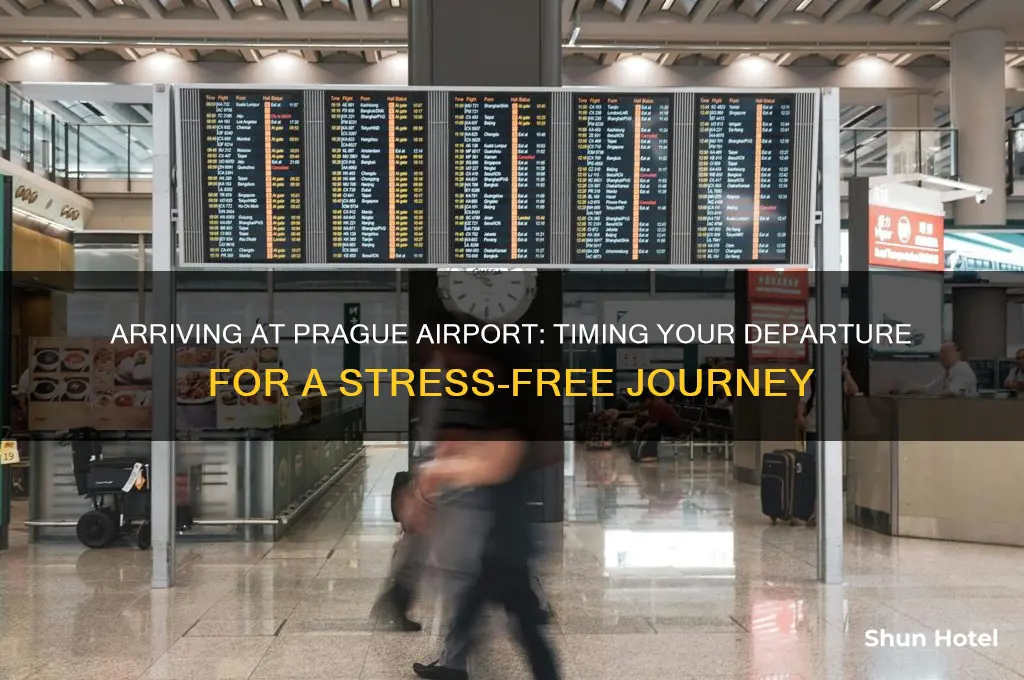 how early should i get to prague airport