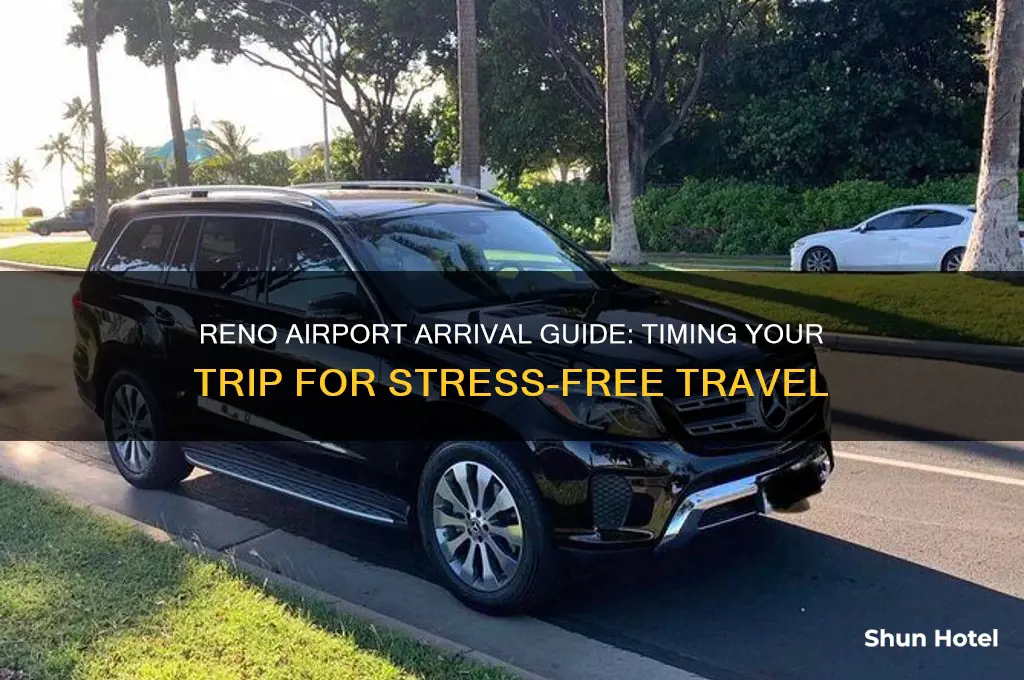 how early should i get to reno airport