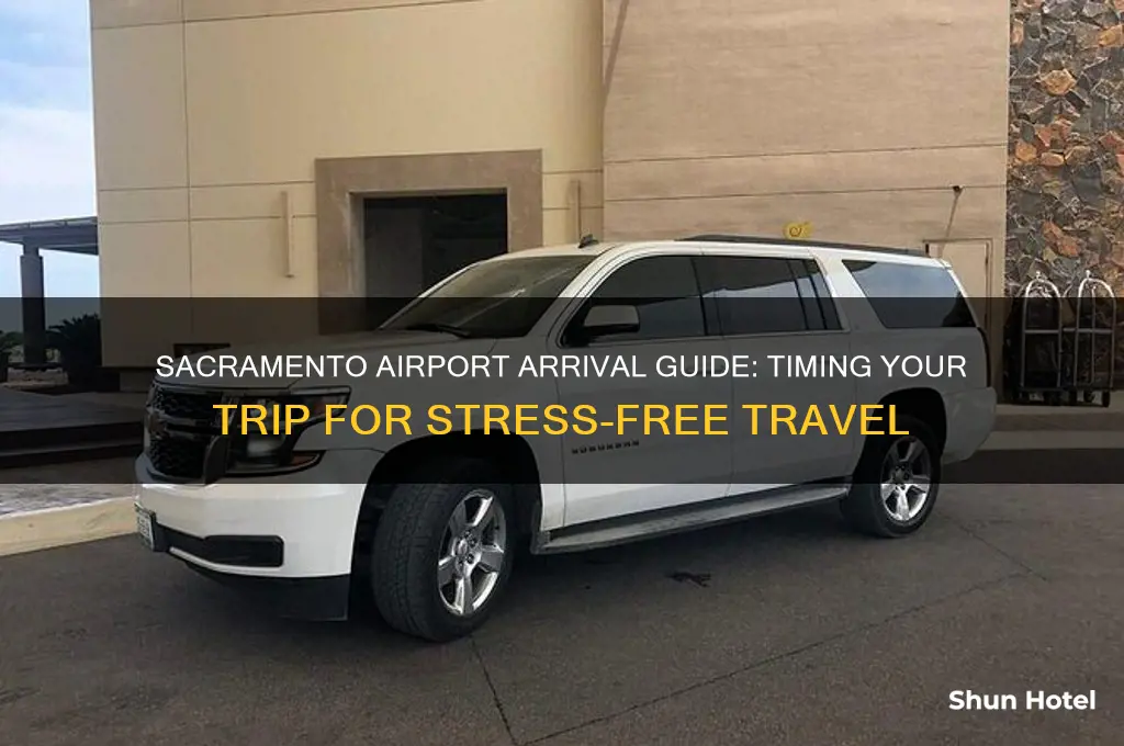 how early should i get to sacramento airport