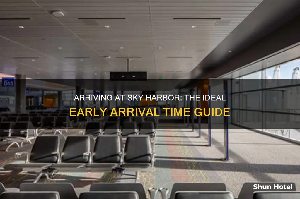 how early should i get to sky harbor airport
