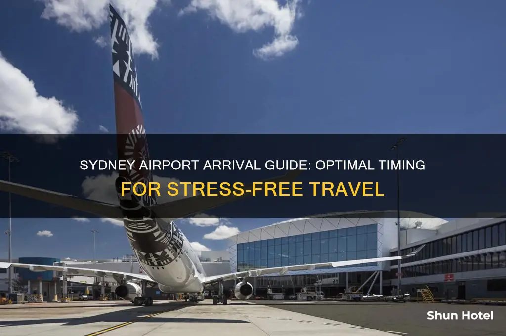 how early should i get to sydney airport
