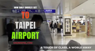 Arriving at Taipei Airport: Optimal Timing for Stress-Free Travel