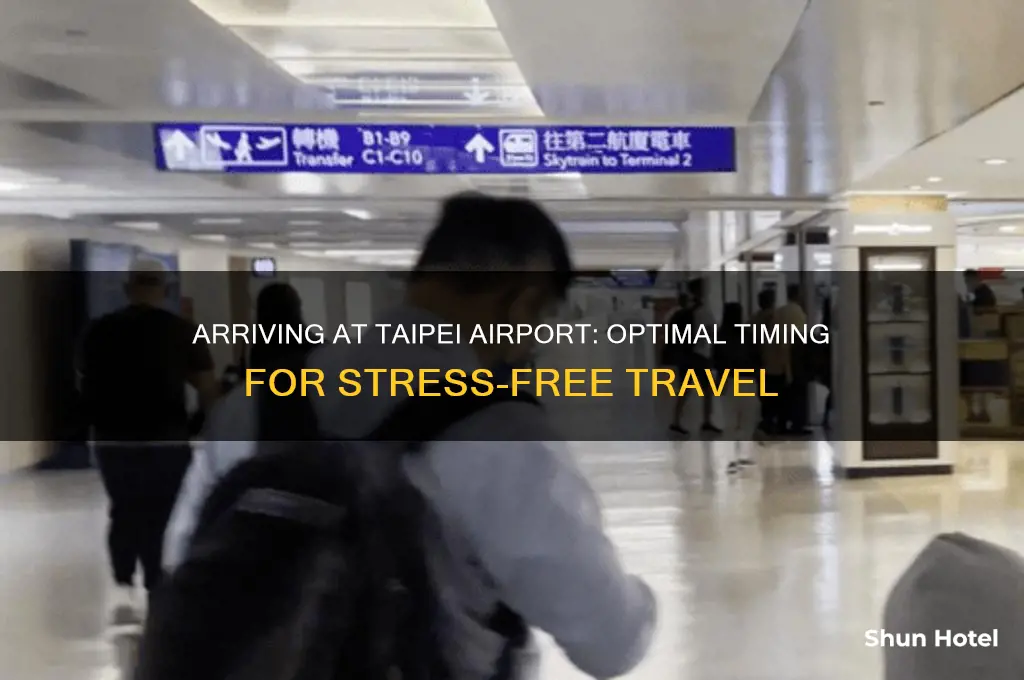 how early should i get to taipei airport
