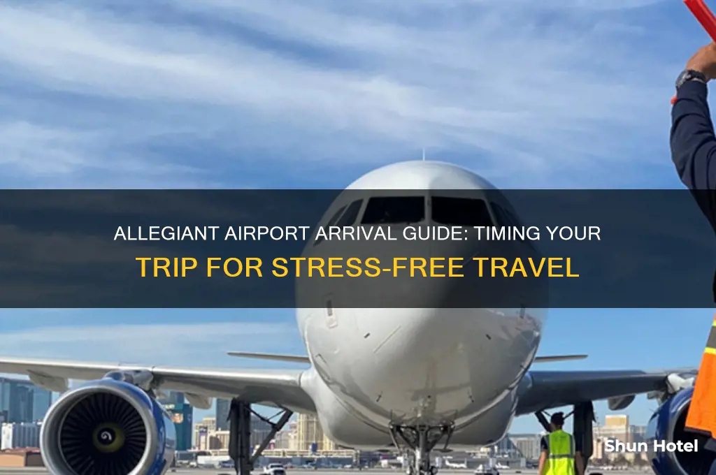 how early should i get to the airport allegiant