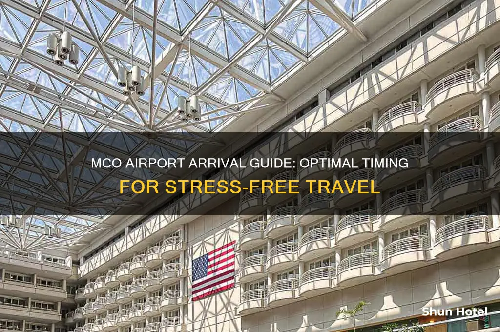 how early should i get to the airport at mco