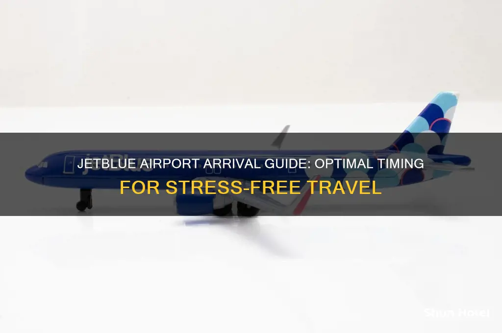 how early should i get to the airport jetblue