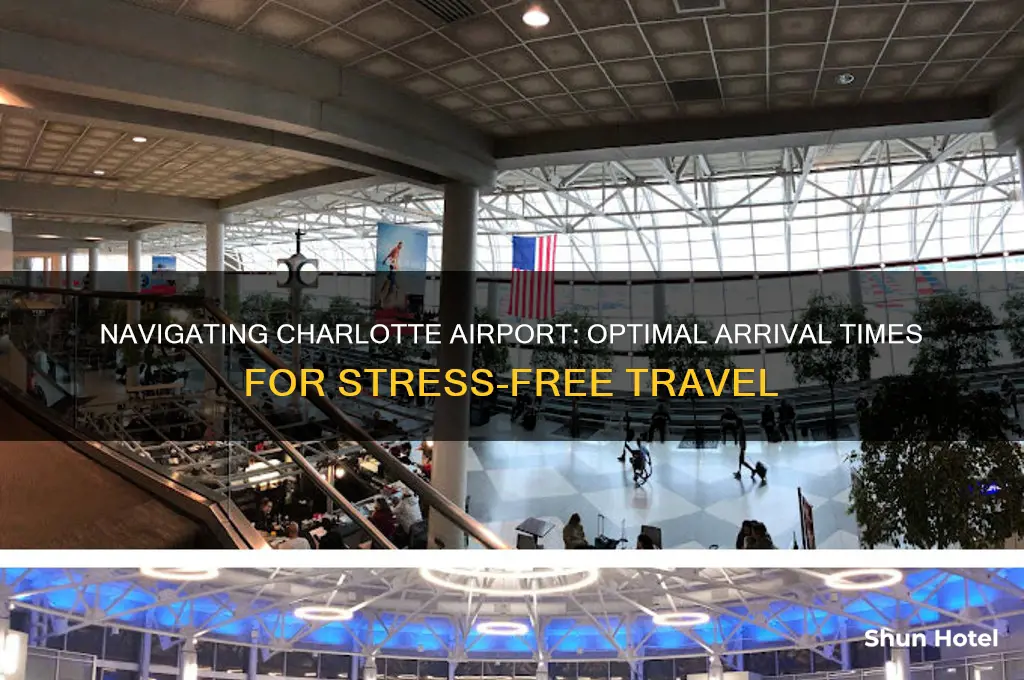 how early should i get to the charlotte airport