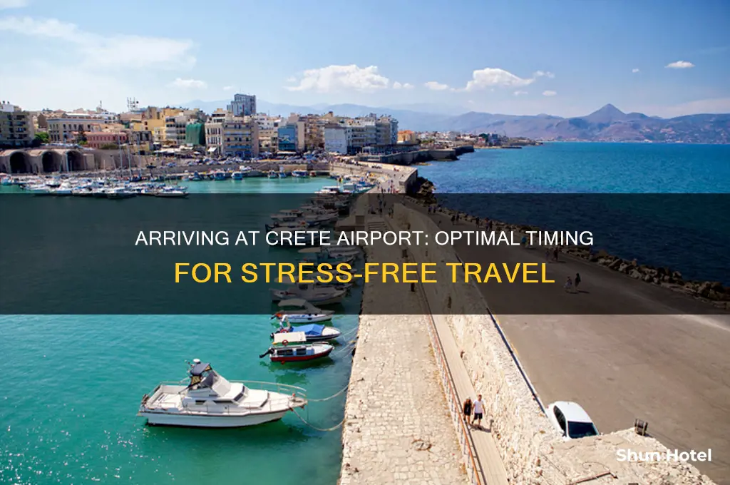 how early should i get to the crete airport