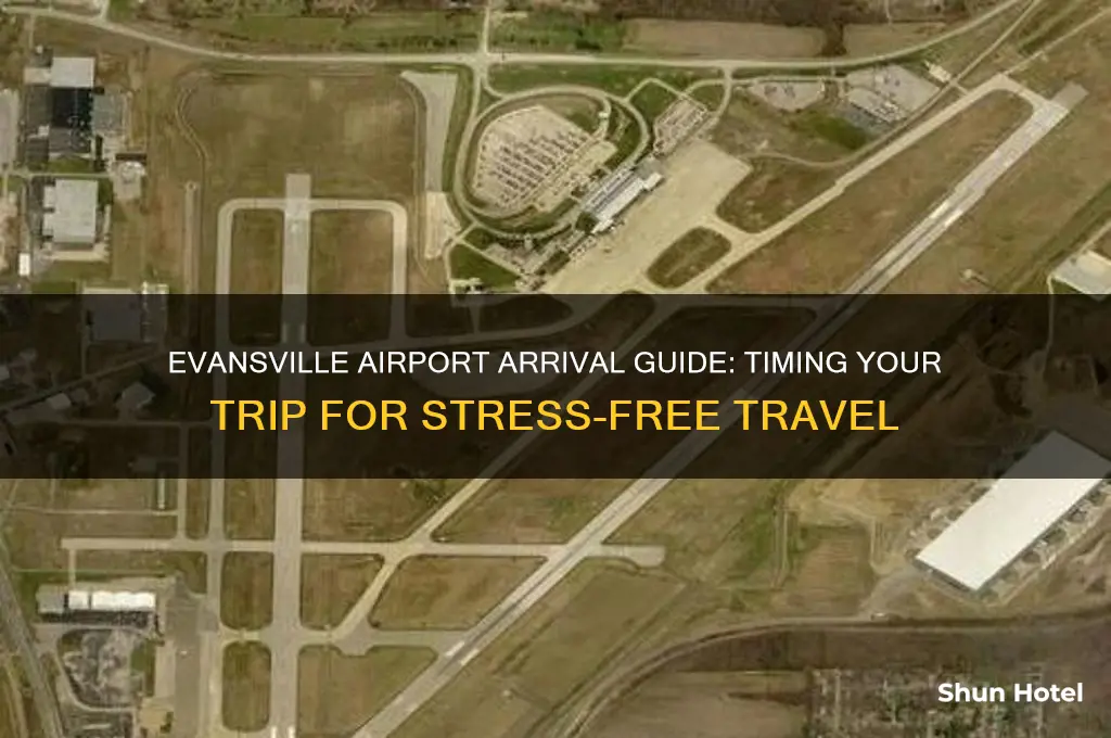how early should i get to the evansville airport