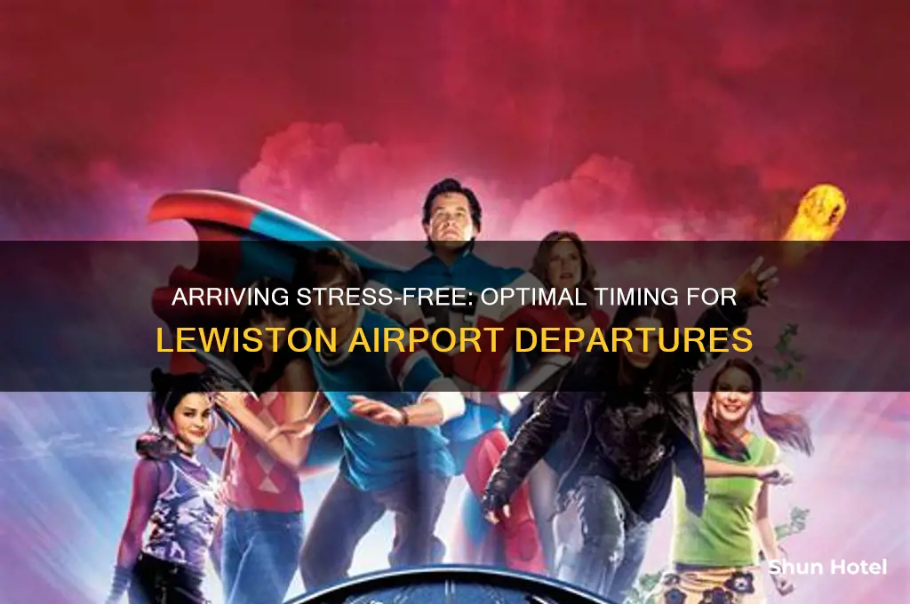 how early should i get to the lewiston airport