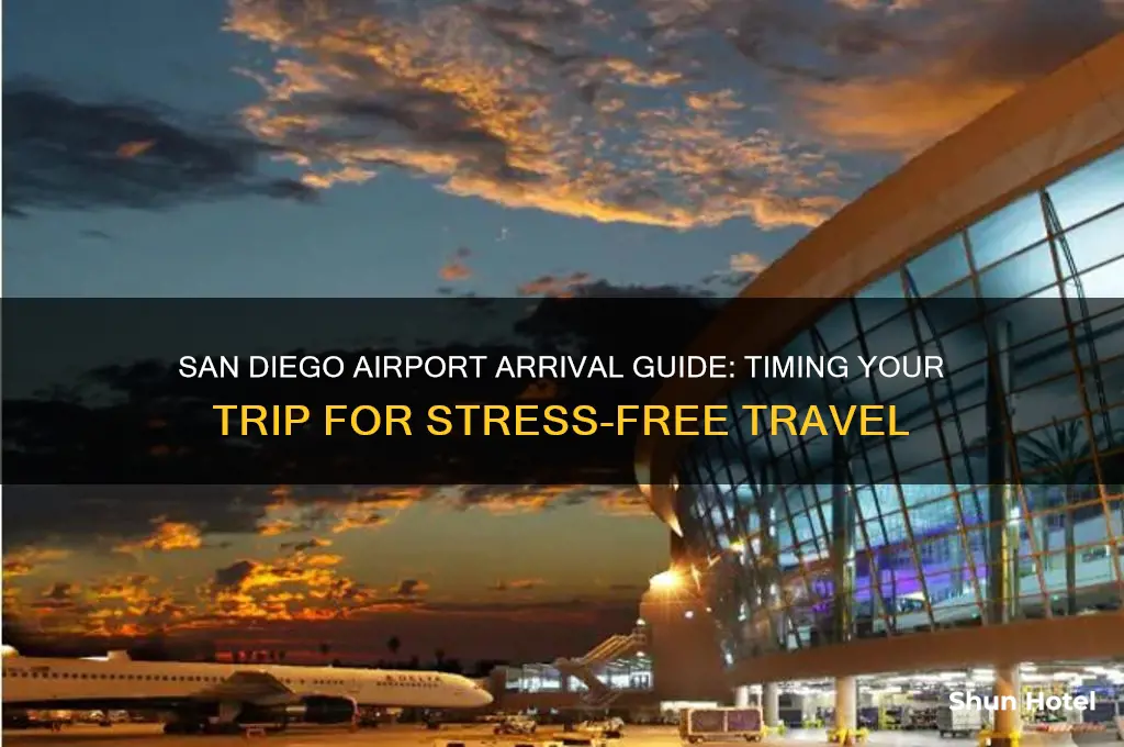 how early should i get to the san diego airport