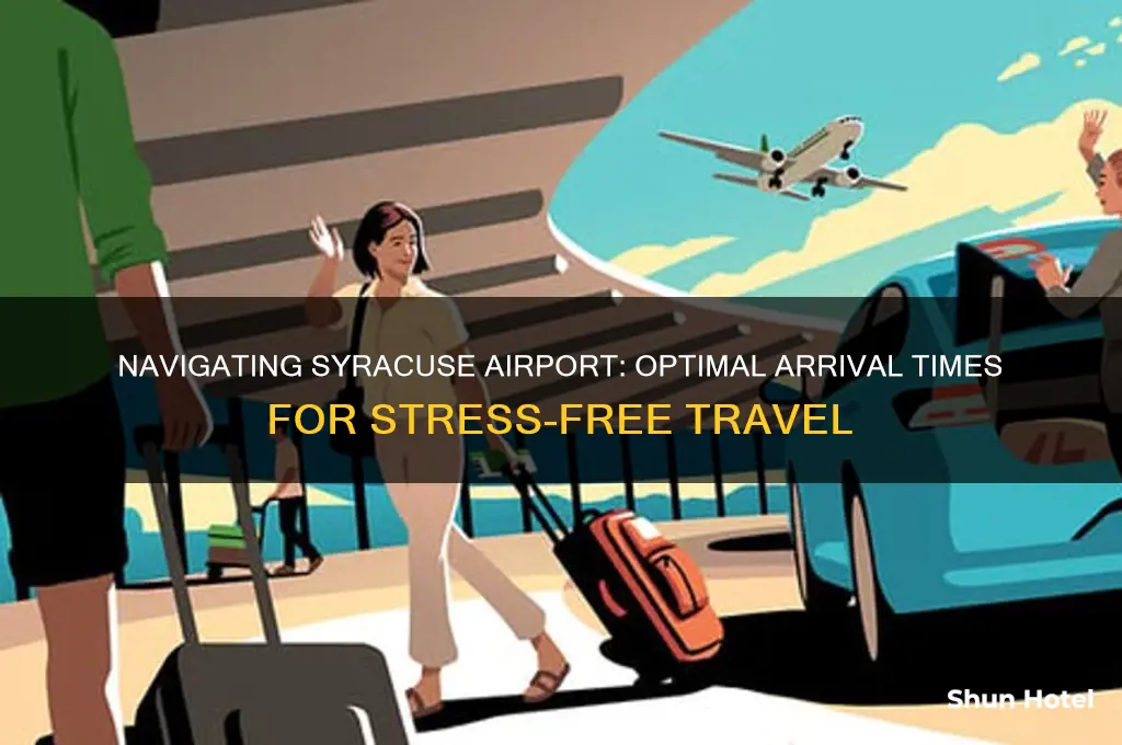 how early should i get to the syracuse airport