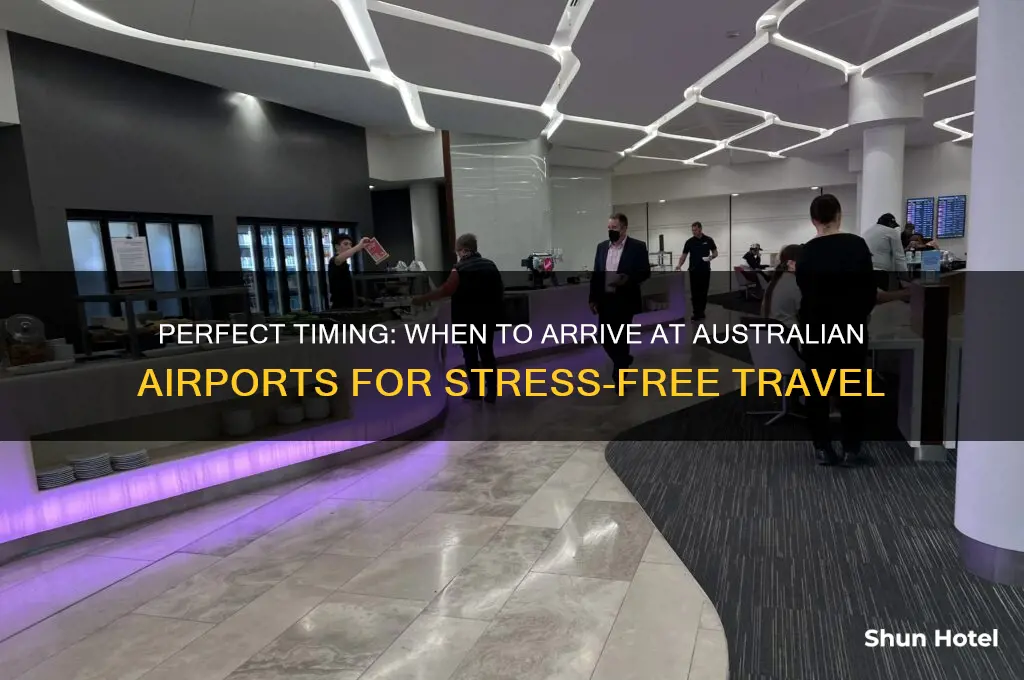 how early should to get to the airport in australia