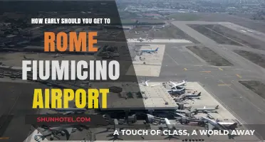 Arriving Early at Rome Fiumicino Airport: Timing Tips for Stress-Free Travel