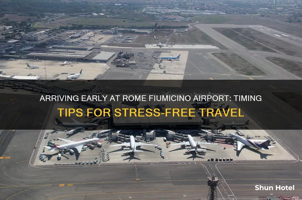 how early should you get to rome fiumicino airport