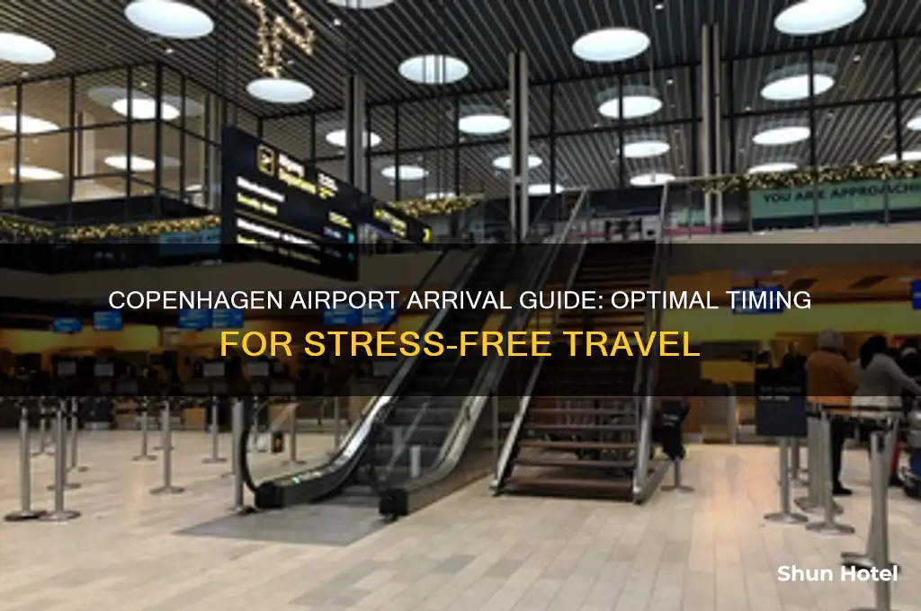 how early should you get to the airport copenhagen