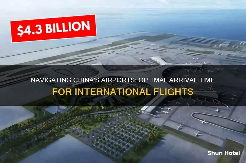 how early to airport before international flight china